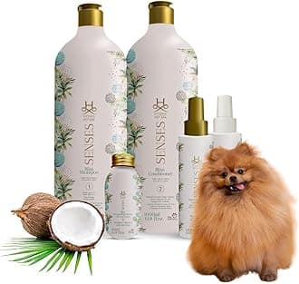 Hydra Pet Spa Senses Bliss Pack 5 Piece Set for Dogs & Cats | Professional Pet Grooming Kit with Shampoo, Conditioner & Booster | Maintenance & Extra Care