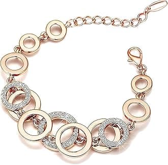 AAA Crystal 18k Rose Gold Stylish Jewellery for Women and Girls