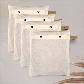 JD FRESH 4 Pcs Saree Covers For Storage/cotton storage bags for clothes/Multi-Purpose Lehenga Storage Bag/Clothes Covers for Dresses/Sarees/Lehengas (14x16 Inch, Brown)