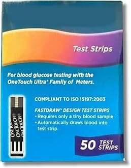 Strips Complatible for Ultra Glucometer 50 Count