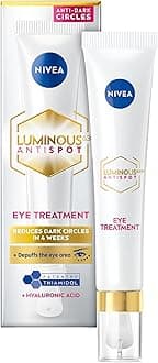 LUMINOUS 630 Anti Dark-Circle Treatment (15ml), Brightening and Hydrating Eye Cream for Dark Circles, Caffeine Eye Cream with Hyaluronic Acid