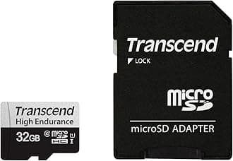 Transcend USD350V 32GB U1 Micro SDXC Class 10 Micro SD Memory Card up to 95/40 MB/s (TS32GUSD350V)