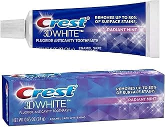 Crest 3D White Fluoride Anticavity Toothpaste - Radiant Mint 24 g