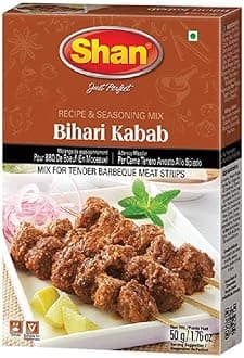 Bihari Kabab Recipe & Masala Mix 50g
