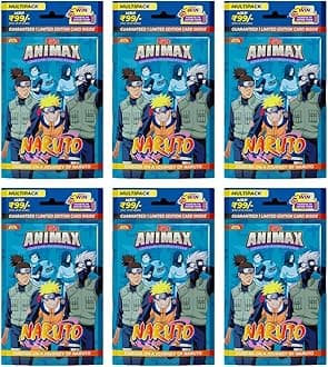 Topps Animax 2024 Official Naruto Collectible Card Game(Multipack of 6)