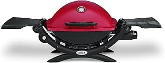 Weber 51040001 Q1200 Liquid Propane Grill, Red
