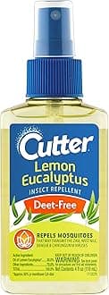 Cutter Lemon Eucalyptus Insect Repellent 4 Ounces, DEET-Free Pump Spray