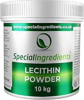 Lecithin Powder 10kg Premium Quality - Suitable for Vegans, Non-GMO, Gluten Free – Recyclable Container
