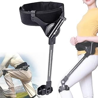 Device Bionic Exoskeleton Legs for Walking Assistance Mobility Aid, Adjustable Strength Support for Hiking and Climbing Stairs, Ideal Lower Limb Rehab Device Elderly and Disabled Adults (Left Leg, L)
