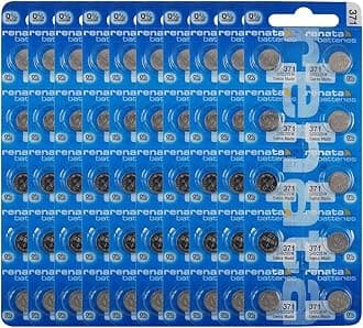 371 SR920SW Batteries - 1.55V Silver Oxide 371 Watch Battery (100 Count)