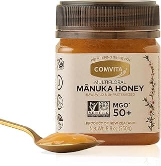 Comvita MGO 50+ Raw Multifloral Manuka Honey I New Zealand's #1 Manuka Brand I Authentic | Non-GMO Superfood for Everyday Wellness I 8.8 oz