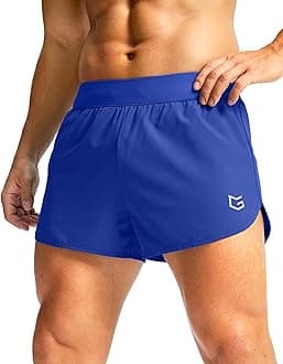 Running Shorts for Men 3 Inch Lighweight Quick Dry Workout Gym Athletic Jogging Shorts with Inner Key Pocket