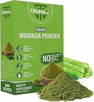 Organic Moringa Powder (200g) |Drumstick Leaf Powder | Natural Multi-vitamin |Good for Immunity, Digestion, skincare and Haircare | 100% Natural and Preservative-free (200 Gram)
