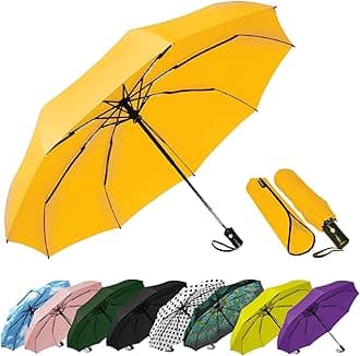 SIEPASAWindproof Travel Compact Umbrella-Automatic Umbrellas for Rain-Compact Folding Umbrella, Travel Umbrella Compact, Small Portable Windproof Umbrellas for Men Women Teenage.