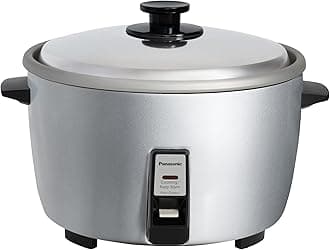 Panasonic Commercial Electric Rice Cooker, 120V Large Capacity 46-Cup (Cooked), 23-Cup (Uncooked) with One-Touch Operation - SR-GA721L - Silver