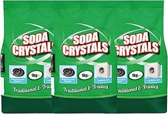 – Soda Crystal 1kg (Pack of 3) - All-Purpose Cleaning Crystals | Multi-Purpose Cleaner for Home and Kitchen | Removes Stains, Grease, and Grime Effectively