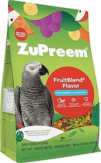 ZuPreem Fruitblend Flavor Medium & Large Parrot Food 3.5 Lb