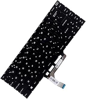 Deal4GO Single Color Backlit Keyboard Replacement for MSI GF65 Thin 10UE-047 9SD GS65 Stealth GF63 WS65 GS65VR PS63 MS-16W1/2 MS-16R6 MS-16Q4 - Black