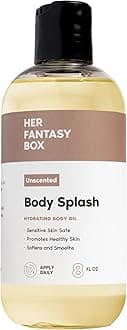Body Splash Hydrating Body Oil - Moisturizing, Non-Greasy Formula for Soft, Smooth Skin - All-Natural, Lightweight & Nourishing (8 Fl Oz, Unscented)