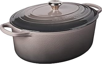 Enameled Cast Iron Signature Oval Dutch Oven, 9.5 qt., Oyster