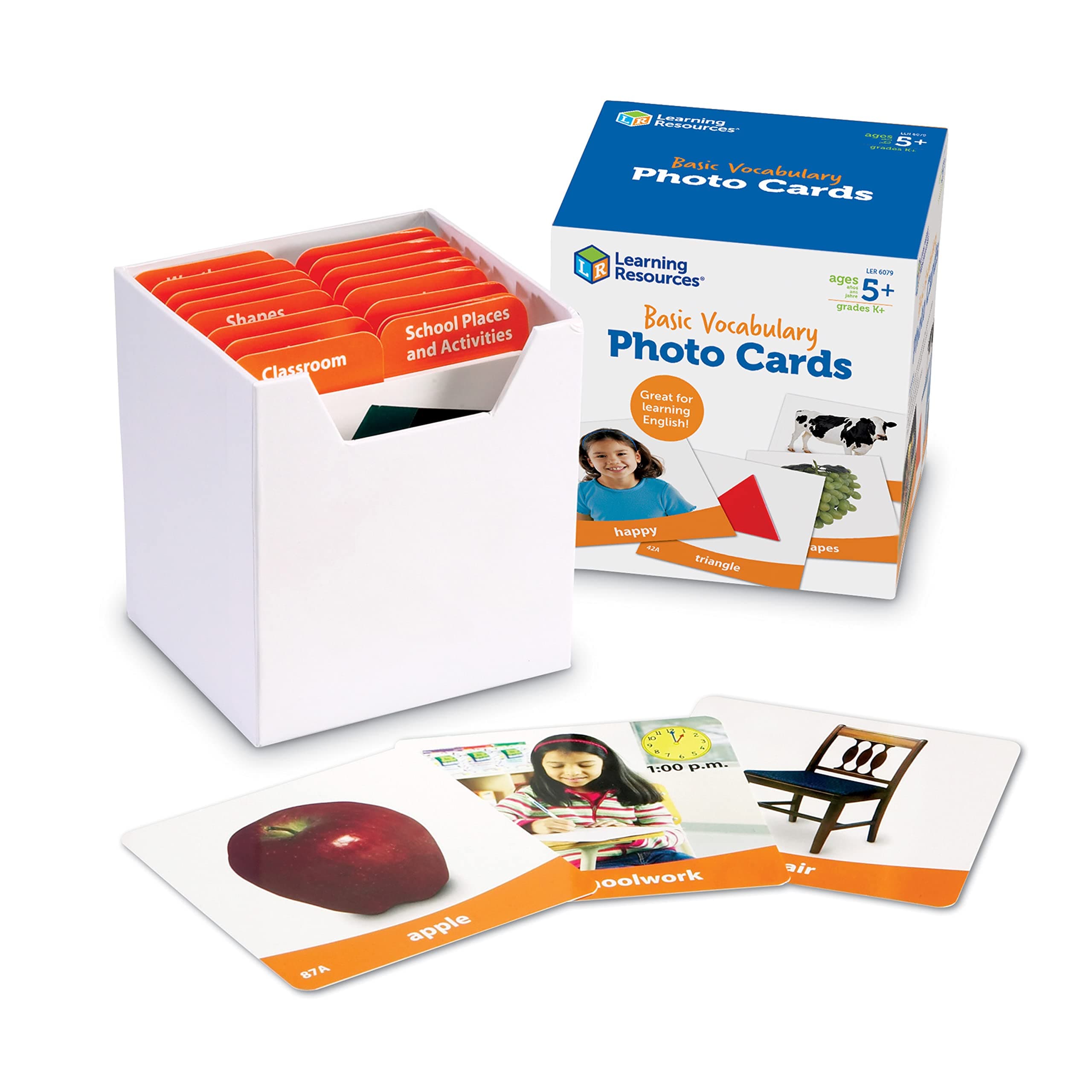 Learning Resources Basic Vocabulary Photo Cards