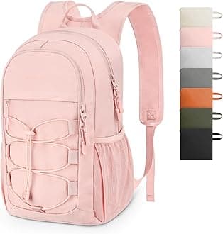 ZOMFELT Hiking Backpack for Women Men, 15L Lightweight Packable Backpack for Trip, Water Resistant Small Travel Backpacks, Foldable daypack for Hiking, Walking, Cycling, Camping, Pink