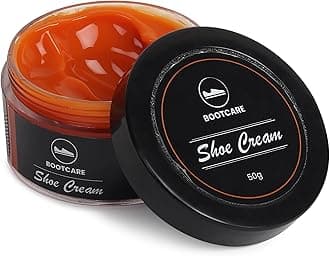 BootCareLeather Shoe Cream & Polish | 50ml | Natural Carnauba Wax & Beeswax | Premium Shoe Care | Protect & Shine Your Leather Shoes | Long-Lasting Formula | Shoe Restoration