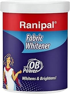 Elysian Ranipal Fabric Whitener/Cloth Whitener for Your White and Colored Clothes | Ranipal Fabric Whitener Powder Detergent, (80Gm) 1PC