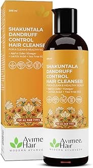 Ambica Dandruff-Fighting Hair Cleanser - Nourishing Scalp Care with Aloe Vera, Apple Cider Vinegar, Tea Tree Oil & Neem Oil - 200 ml