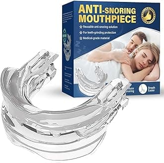 Snoring Aids for Men, Anti Snoring Devices, Reusable Anti Snore Stopper Mouth Guard to Stop Snore 1Pack Blue