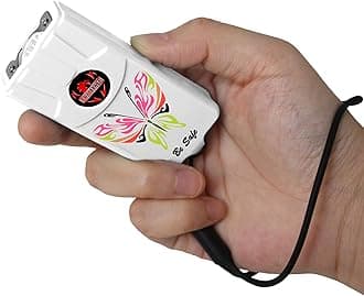 FIGHTSENSE Flashlight Stun Gun for Self Defense – Rechargeable Stun Gun for Women – Compact & Powerful Self Defense Flashlight