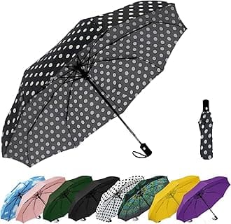 SIEPASA Umbrella for Men - Automatic Large Size Foldable Umbrella with Travel Cover for Man and women - 3 fold Windproof umbrella