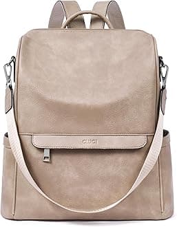 Womens Backpack Purse PU Leather Anti-theft Large Fashion Designer Travel Bag Ladies Shoulder Bags