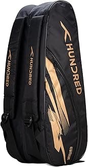 Cosmogear Badminton Kit-bag (Size: Large) | Double Zipper | Bag with Front Zipper Pocket | Material: Polyester| Padded Back Straps | Easy-Carry Handle