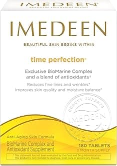 Time Perfection (180 Count) Anti-Aging Skincare Formula Beauty Supplement, 3 Month Supply