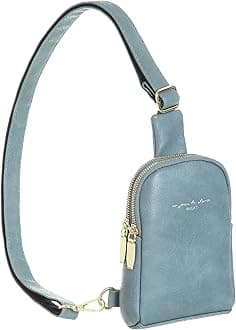 INICAT Travel Small Sling Bag Leather Crossbody Bags for Women Fanny Packs Cross Body Bag for Woman Cross Body Purses