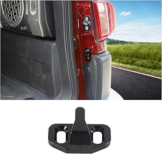 Tailgate Lock Buckle Replacement Fit for Toyota FJ Cruiser 2003-2021, Prado 2003-2021,Lexus GX460 GX470 2003-2021, RAV4 2006-2012, Tail Door Latch Protection Trim Cover Reduce Abnormal Noise(Black)