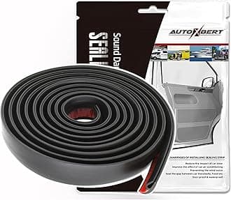 AUTOXBERT 4M/13Ft Car Weather Stripping H Type Rubber Sealing Strip Trim Cover Automotive Front Windshield Sealing Strip Trim for Car Front Rear Windshield Sunroof Weatherstrip