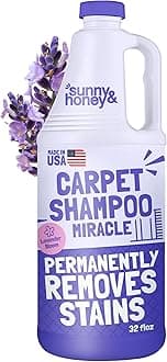 Carpet Cleaner Solution - Deep Stain Remover & Odor Deodorizer - Pet Carpet Cleaner & Rug Shampoo (32 Fl Oz, Light Lavender)