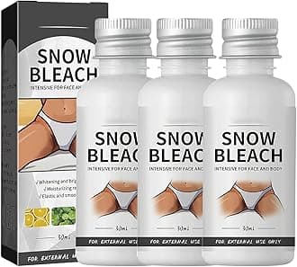 3Pcs Snow Bleach Cream for Private Part, Intimate Areas-Underarm, Neck, Armpit, Knees, Elbows, Dark Spot Remover Cream