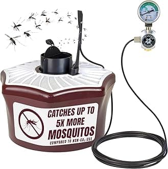 Mosquitaire Outdoor Mosquito Trap with CO₂ Booster & Sweetscent Lure | Eco-Friendly, Pesticide-Free, Pet-Safe Repellent Alternative | Electric Catcher for Comprehensive Mosquito Control