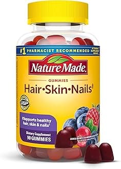 Hair, Skin, Nails Adult Gummies Mixed Berry, Cranberry & Blueberry, 90 Count