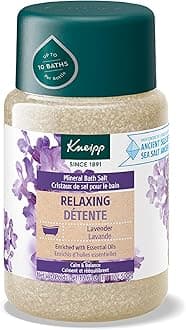 Kneipp Relaxing Mineral Bath Salt with Lavender - Good for Relaxation - 17.6 oz - Up to 10 Baths