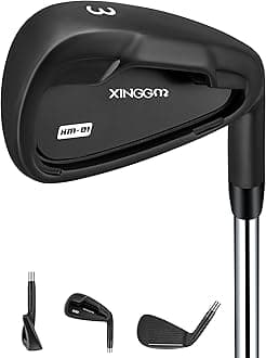 XM-01 Individual Golf Irons or Golf Irons Set - Premium Men Golf Club Iron with Steel Shaft for Right Hand Golfers Stiff Flex