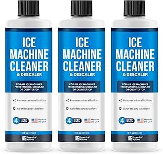 Ice Machine Cleaner and Descaler 16 fl oz - Ice Maker Cleaner Compatible with All Major Brands (Scotsman, KitchenAid, Affresh, Opal, Manitowoc) - 3 pack Sanitizer