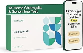 Chlamydia and Gonorrhea at-Home Lab Test for Women and Men, Get Accurate STI Test Results from CLIA-Certified Labs Within Days, Ages 18 Plus