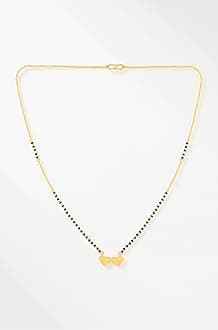 Malabar Gold & Diamonds Yellow Gold Mangalsutra for Women 22k | Gold Mangalsutra 22kt (916) BIS Hallmark Original Gold for Birthday Anniversary & Diwali Gift | Short Mangalsutra for Women Gold