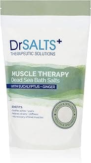 DRSALTS 100% Dead Sea Bath Salts Eucalyptus 1kg Post Workout Therapy With Natural Minerals, Soothe Muscle Aches & Pains, Eases Strains & Stiffness After Working Out. Flush Out Toxins. Recover Faster