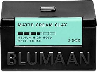 Matte Cream Clay - Medium to High Hold Matte Finish - Versatile, Easy To Apply, Weightless Control, Quick Effortless Texture with Natural Ingredients - 71 ml/2.5 oz