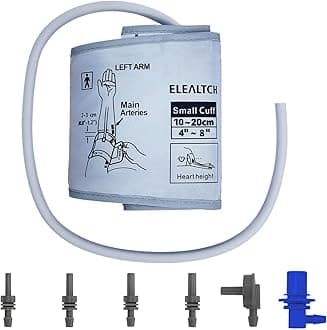 Child Extra Small Cuff Compatible with Most BP Monitors 4”-8” Inches (10-20CM) Blood Pressure Cuff ARM BP Replacement Cuff for Pediatric (Extra Small)